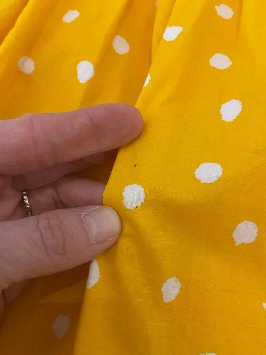 ANTHROPOLOGIE x Moulinette Sœurs fit & flare yellow polka dot dress 12 - Picture 14 of 14